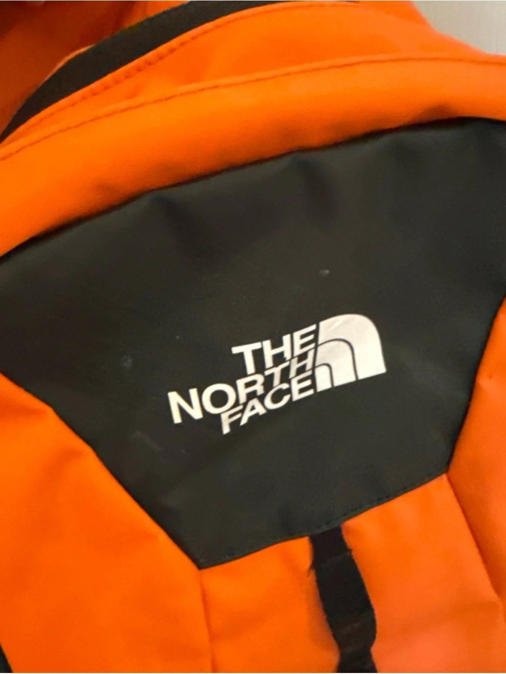 The North Face Hot Shot Backpack Orange Black Outdoor Performance Hiking